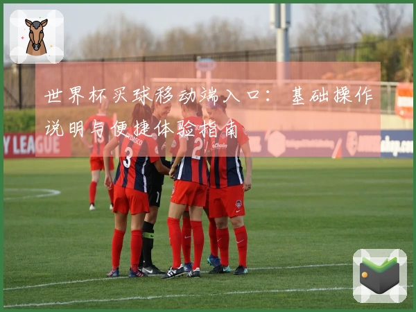 世界杯买球移动端入口：基础操作说明与便捷体验指南