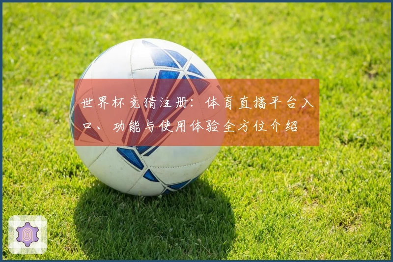 世界杯竞猜注册：体育直播平台入口、功能与使用体验全方位介绍
